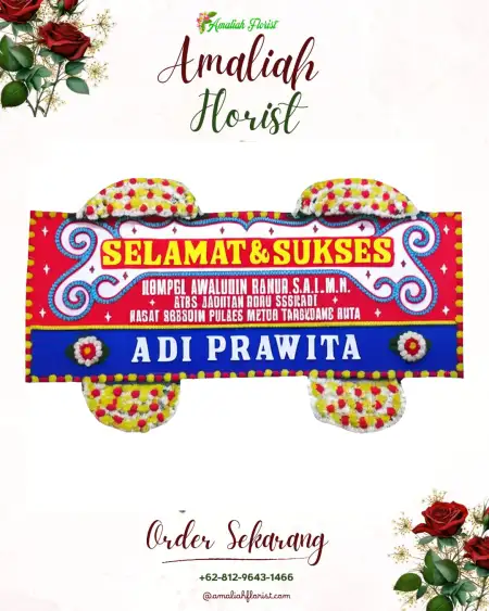 Papan Bunga Ucapan Selamat Lakologou